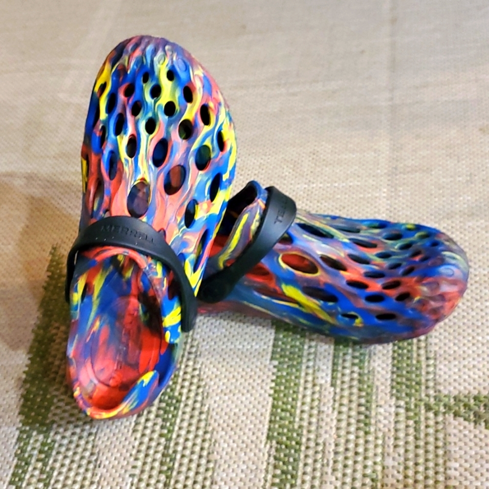 EUC Merrell Rainbow Hydro Moc Hiking & Water Shoes